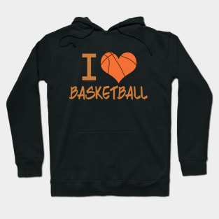 I Love Basketball Hoodie